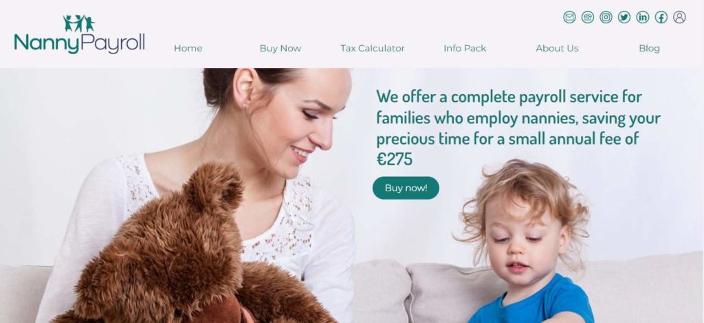 Nanny Payroll Homepage