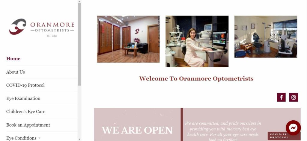 Oranmore Optometrists Homepage