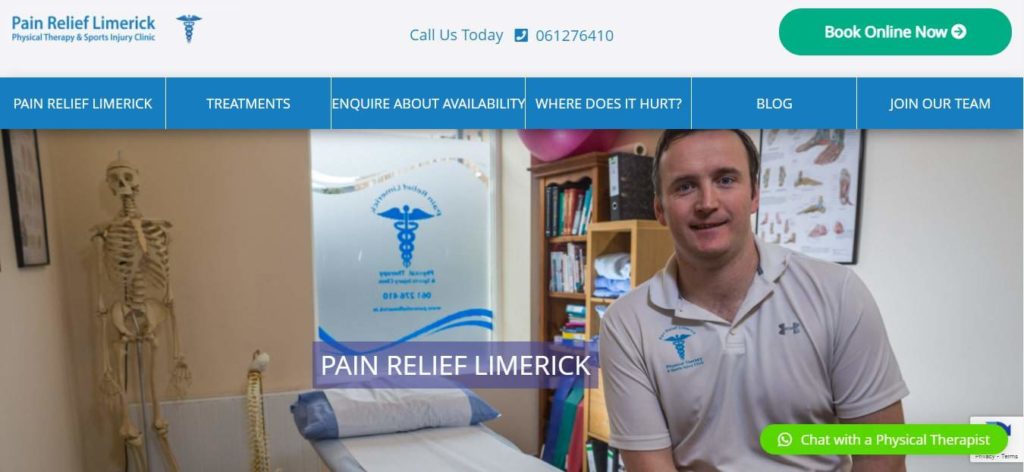Pain Relief Limerick Homepage