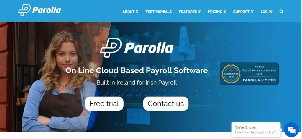 Parolla Homepage