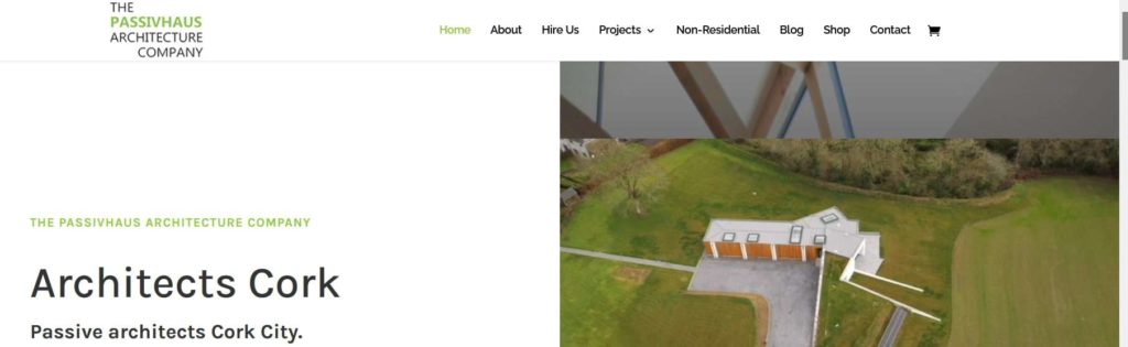 PassivHaus Architecture Company Homepage