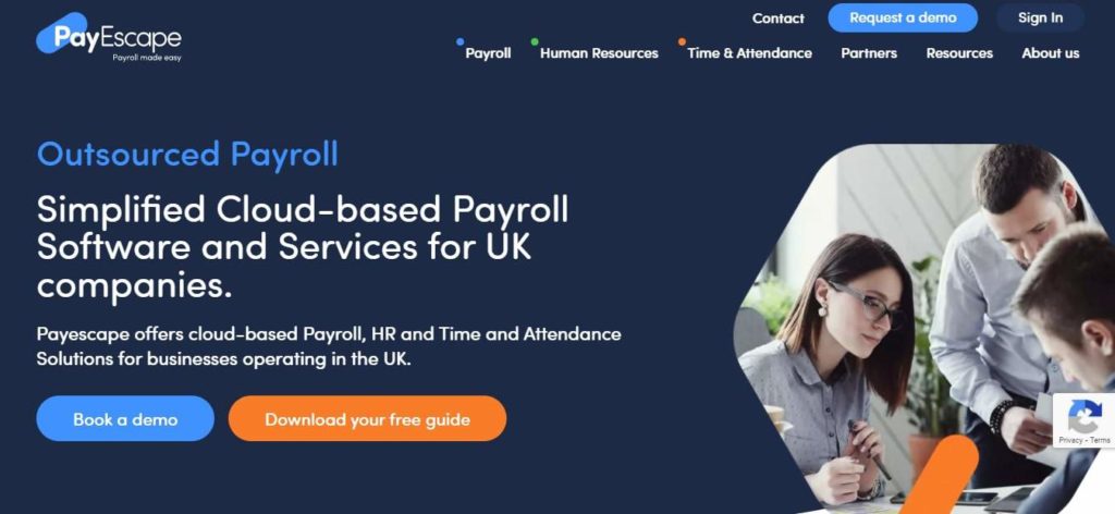 Payescape Homepage