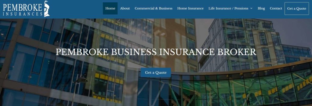 Pembroke Insurance Brokers Ireland Homepage