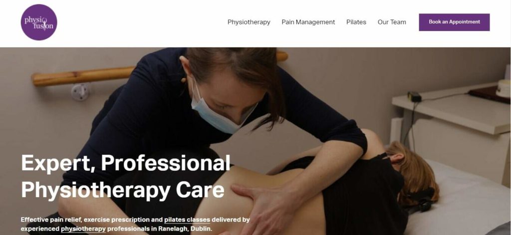 Physiofusion Dublin Homepage