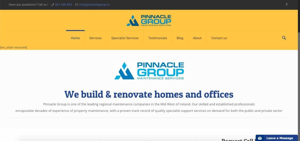 Pinnacle Group Homepage