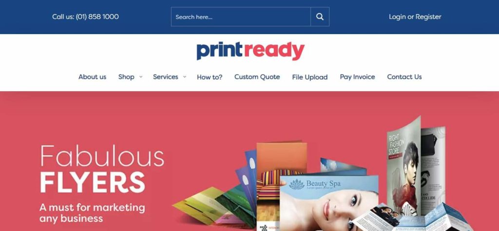 Print Ready Homepage