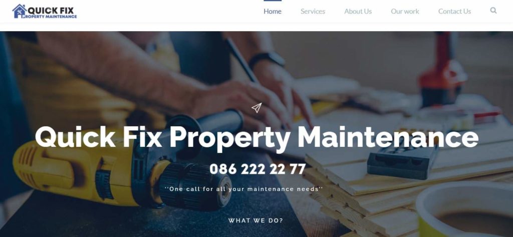 Quick Fix Prop - We made sure that our entries could serve clients of all times from residential homes to commercial properties.erty Maintenance Homepage