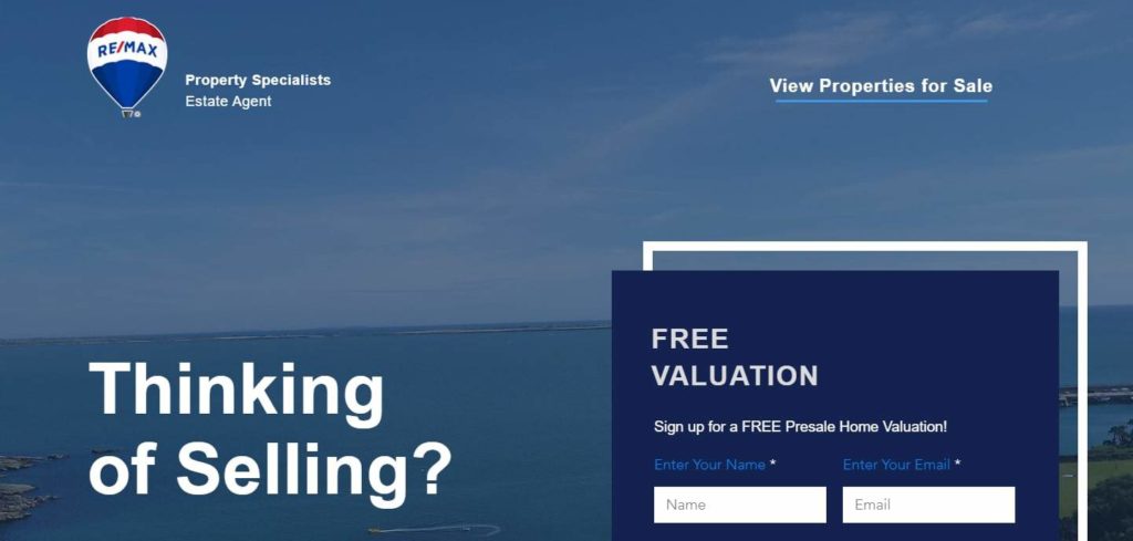 REMAX Property Specialists Homepage