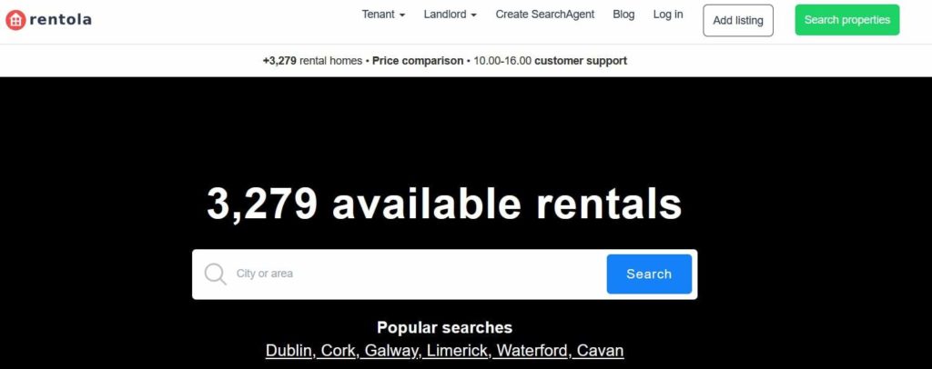 Rentola Homepage