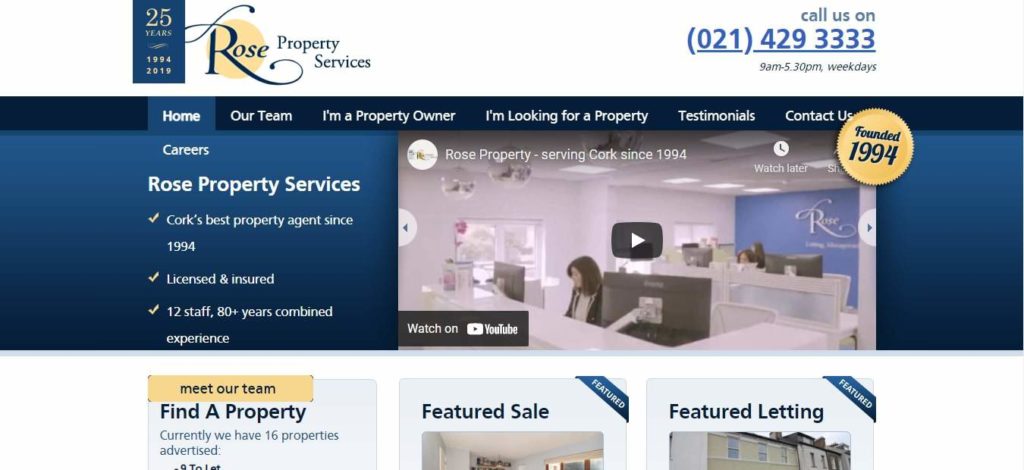 Rose Property Services Homepage