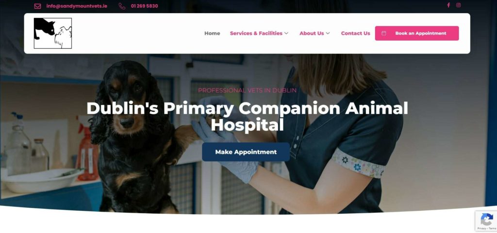 Sandymount Pet Hospital Homepage