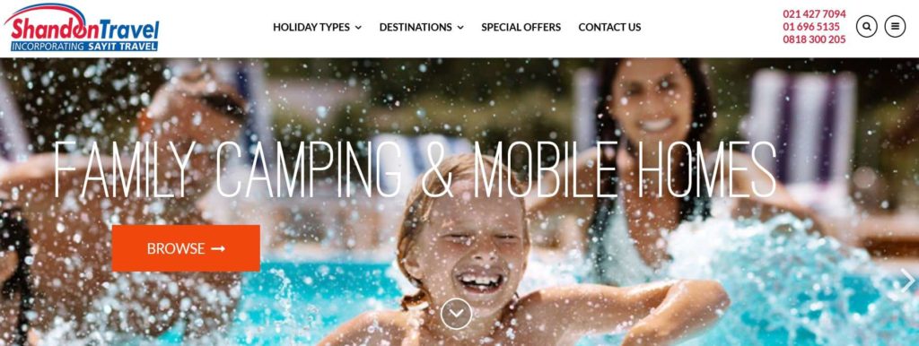 Shandon Travel Homepage