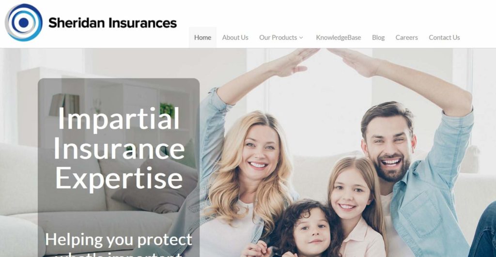 Sheridan Insurances Homepage
