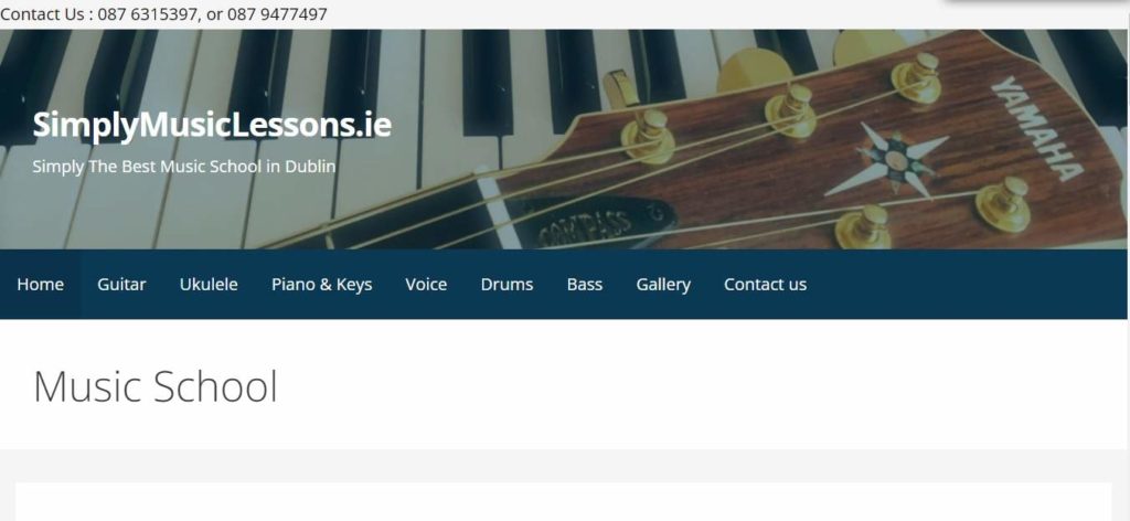 Simply Music Homepage