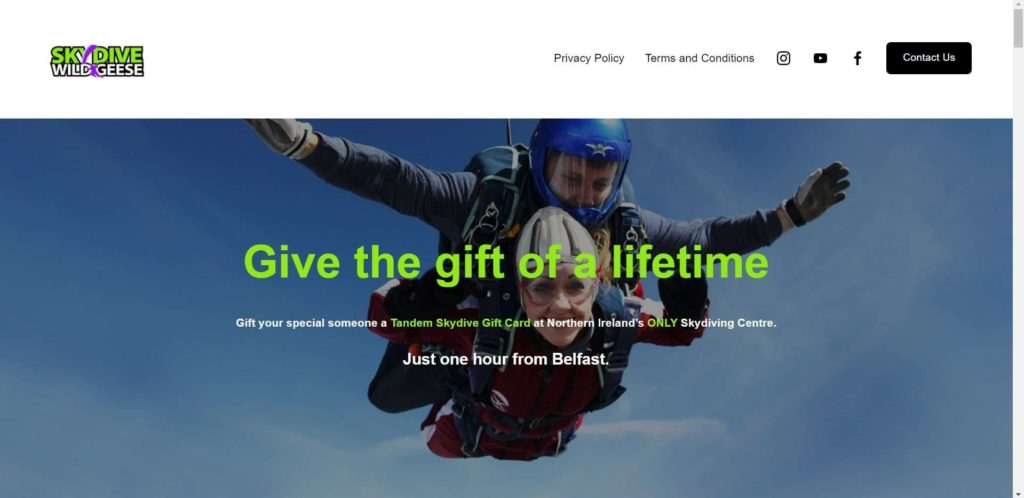Skydive Wild Geese Homepage