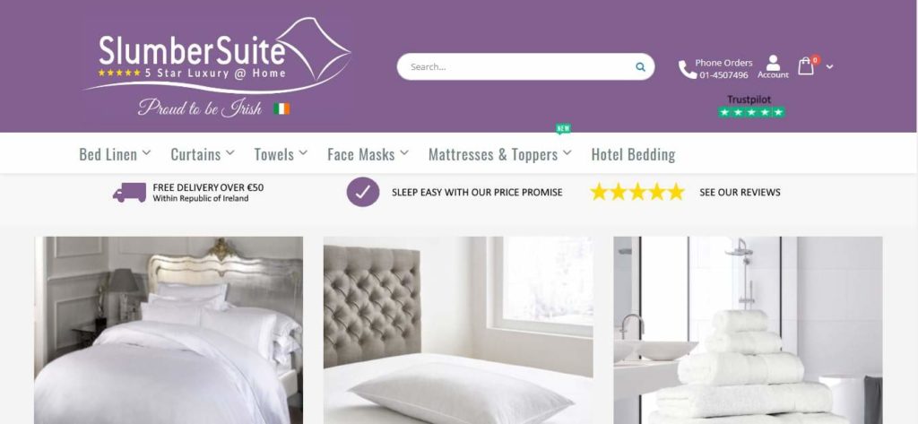 Slumber Suite Homepage