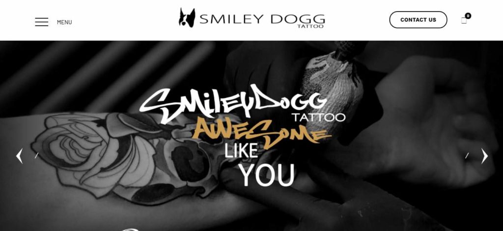Smiley Dogg Tattoo Homepage