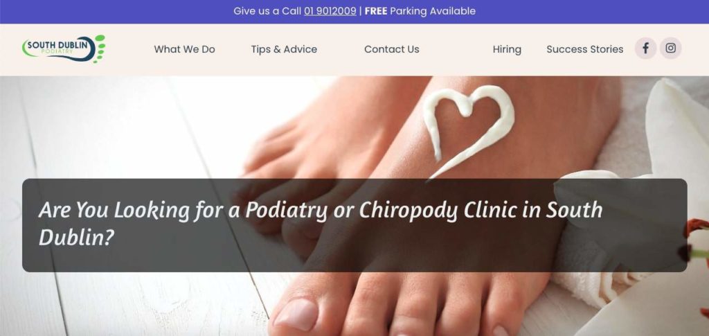 South Dublin Podiatry Homepage