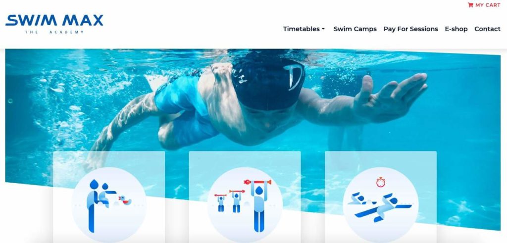 Swim Max Homepage