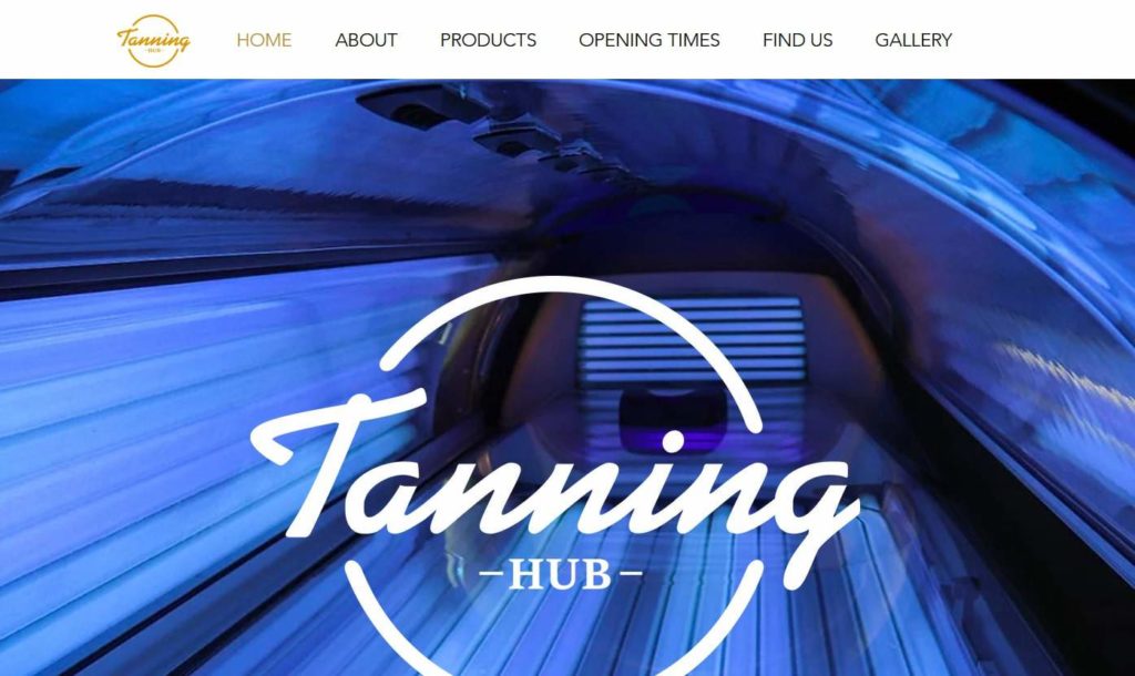 Tanning Hub Homepage