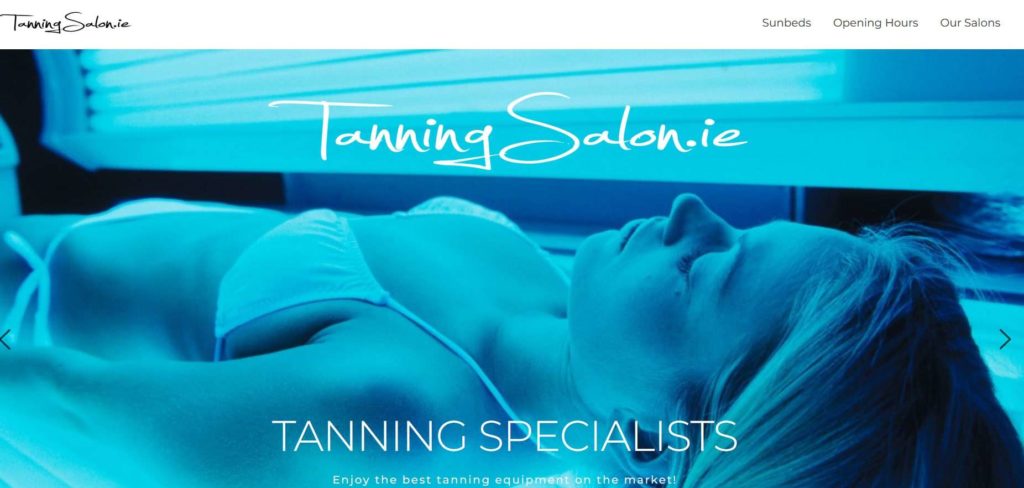 Tanningsalon.ie Homepage