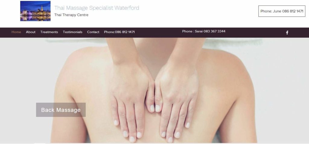 Thai Massage Specialist Homepage