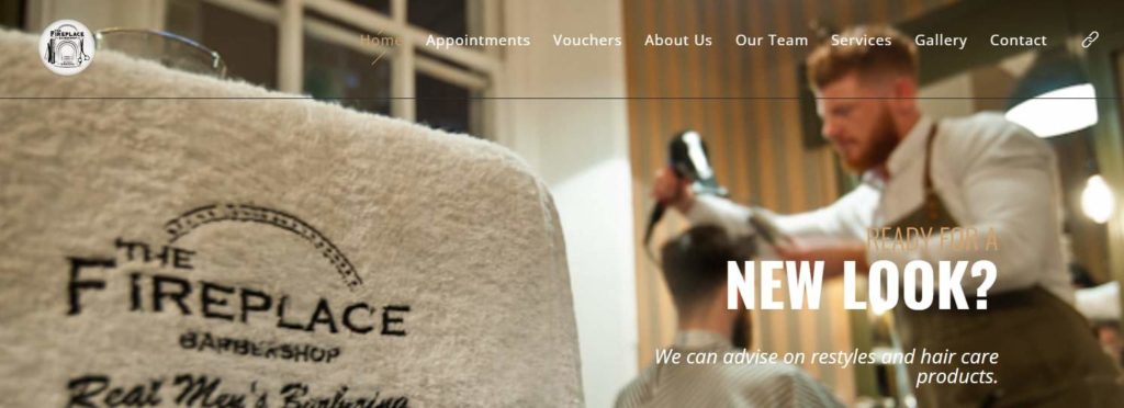 The Fireplace Barbers Homepage