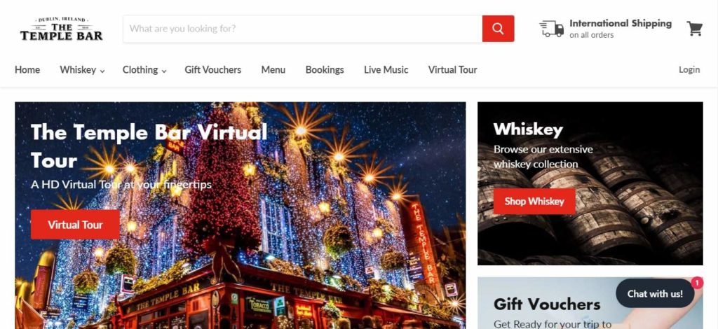 The Temple Bar Pub Homepage