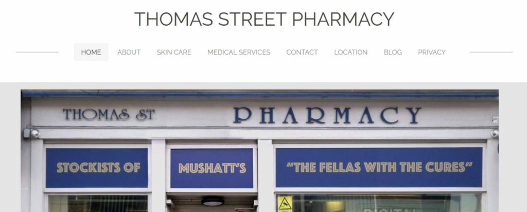 Thomas Street Pharmacy Homepage