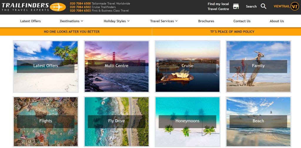 Trailfinders Homepage