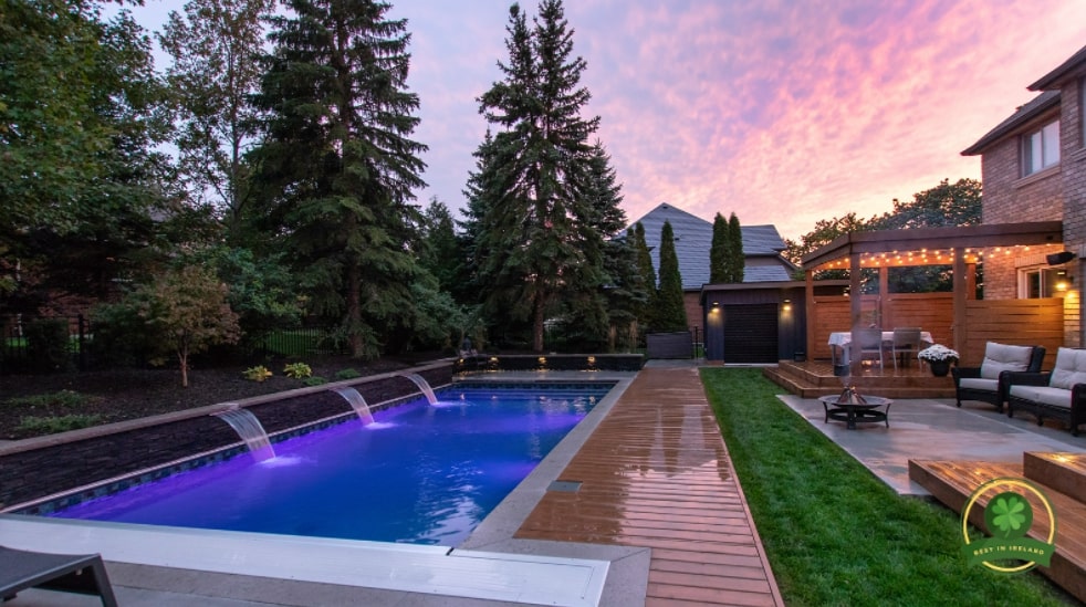 Trim trees near pool area