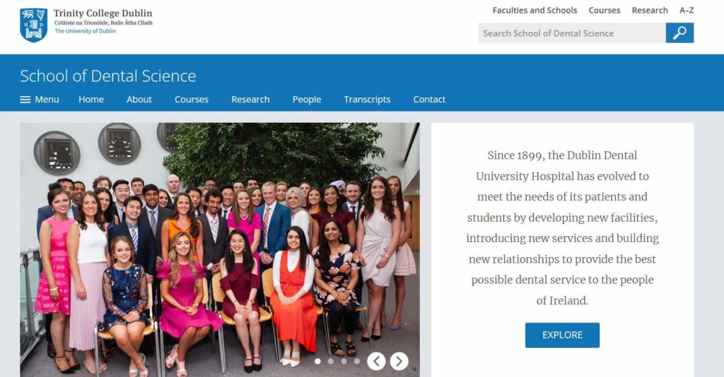 Trinity College Dublin Homepage