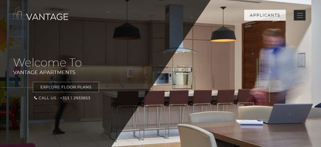 Vantage Apartments Homepage