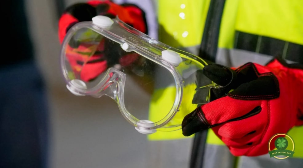 Wear proper eye protection
