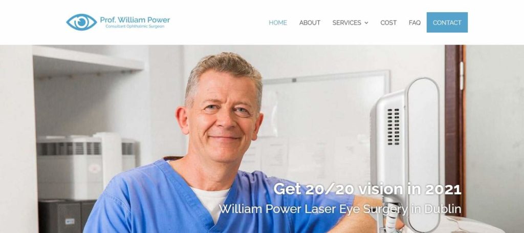 William Power Laser Eye Surgery Dublin Homepage
