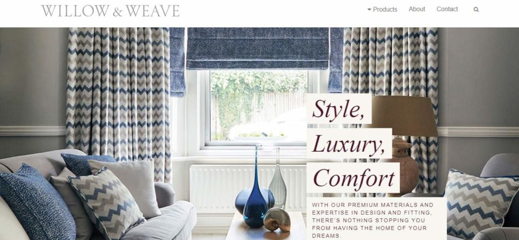 Willow & Weave Interiors (formerly The Blind-Maker) Homepage