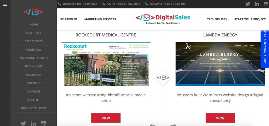 Digital Sales Homepage