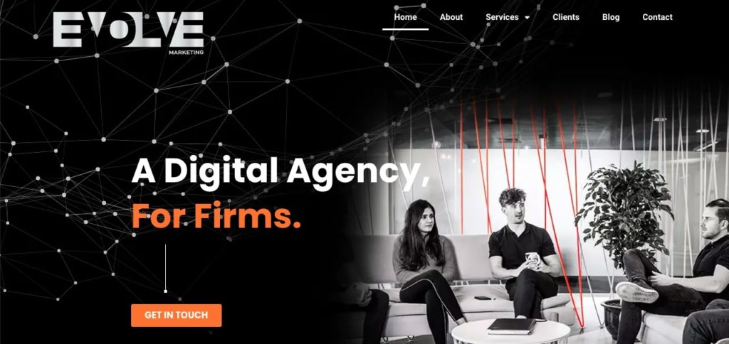 Evolve Marketing Homepage
