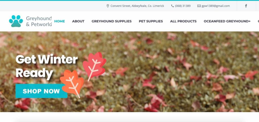 Greyhound and Pet World Homepage