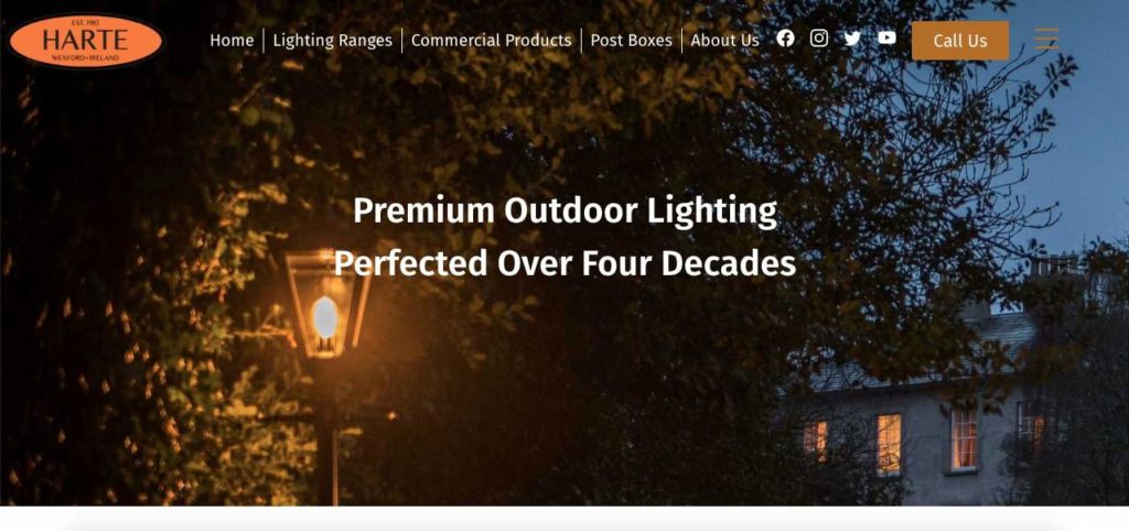 Harte Outdoor Lighting Homepage