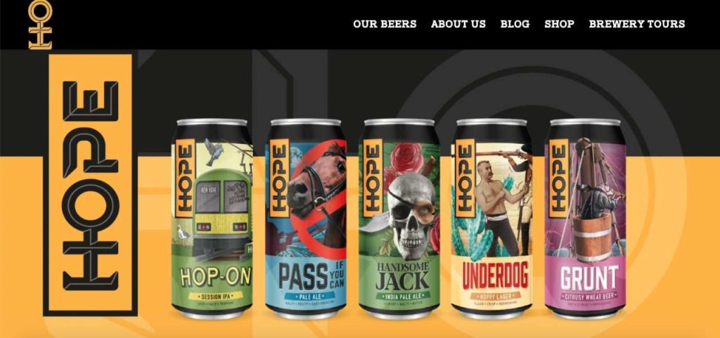 Hope Beer Homepage