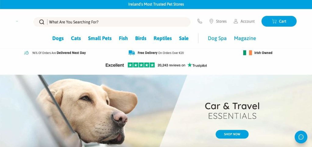 Petstop Homepage