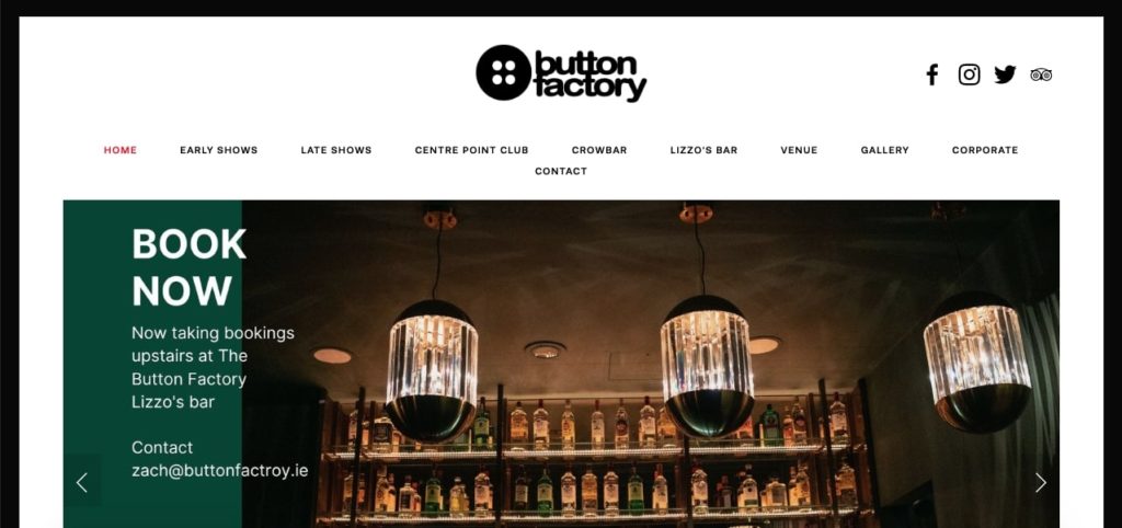 The Button Factory Homepage