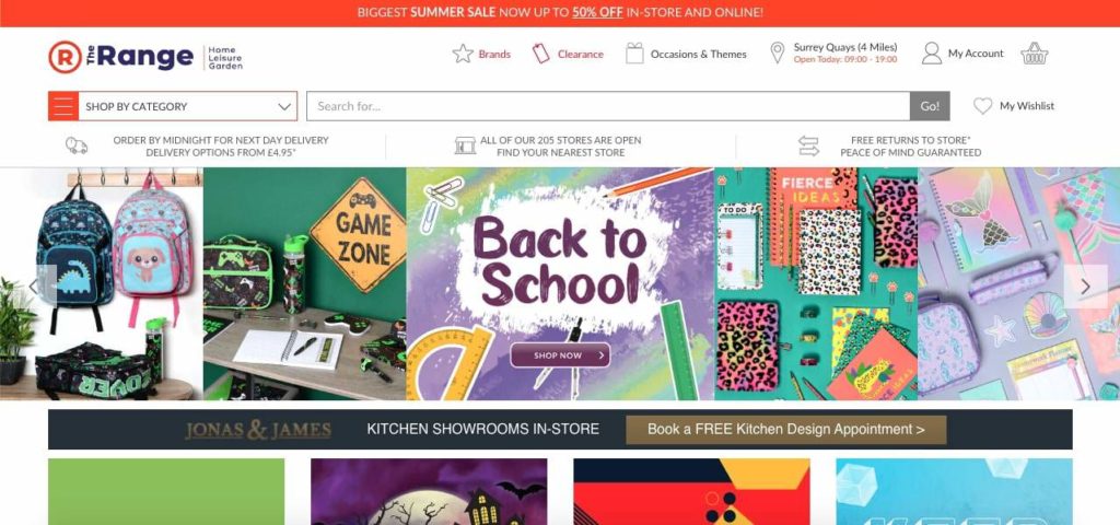 The Range Homepage
