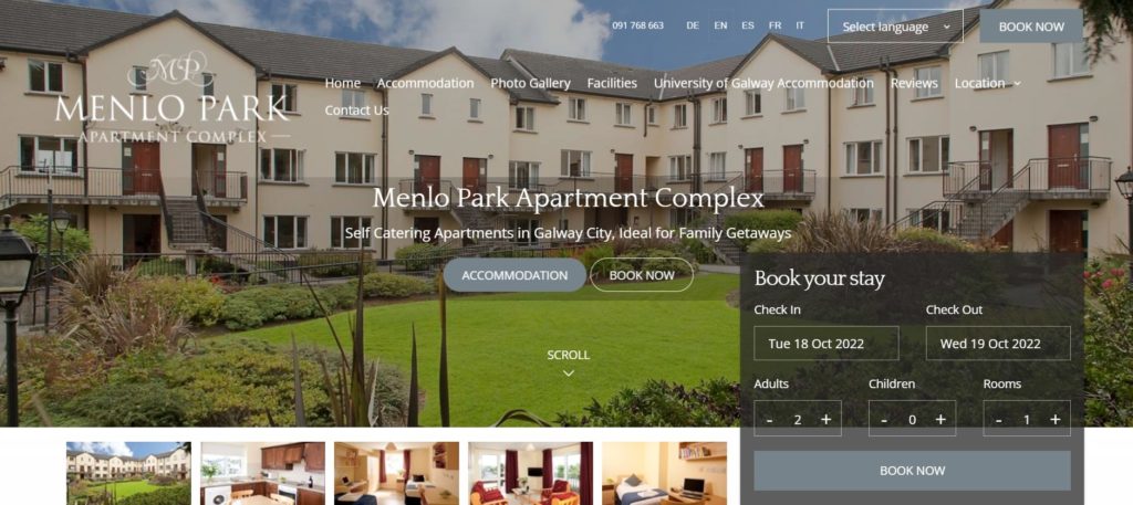 Menlo Park Apartment's Homepage