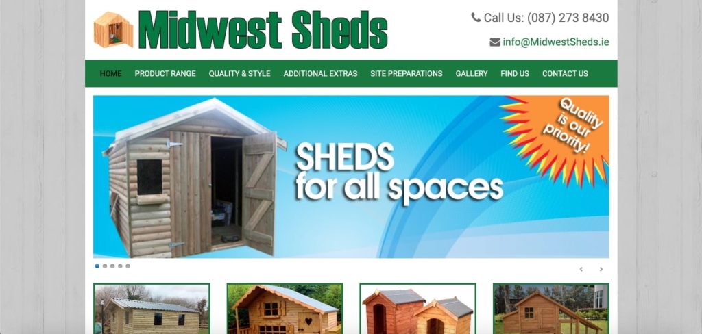 Midwest Sheds Homepage
