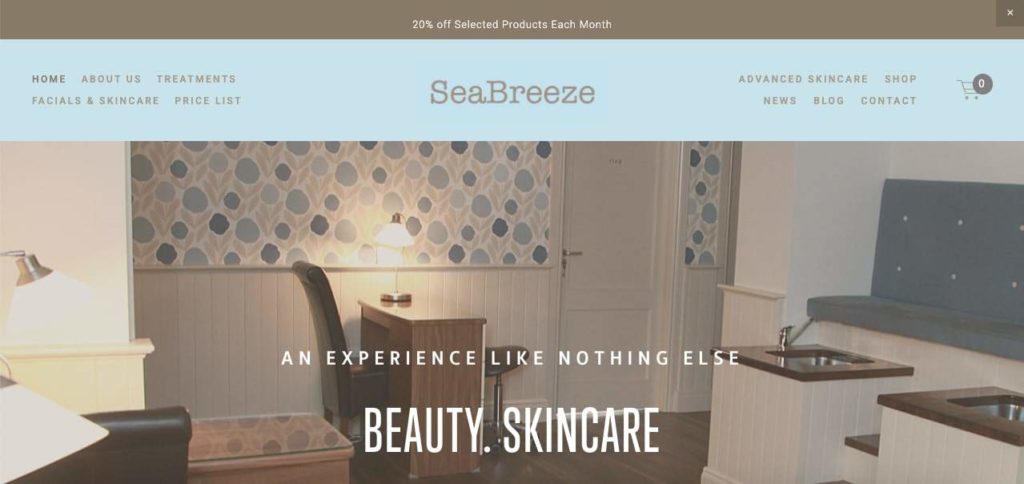Sea Breeze Beauty Clinic's Homepage