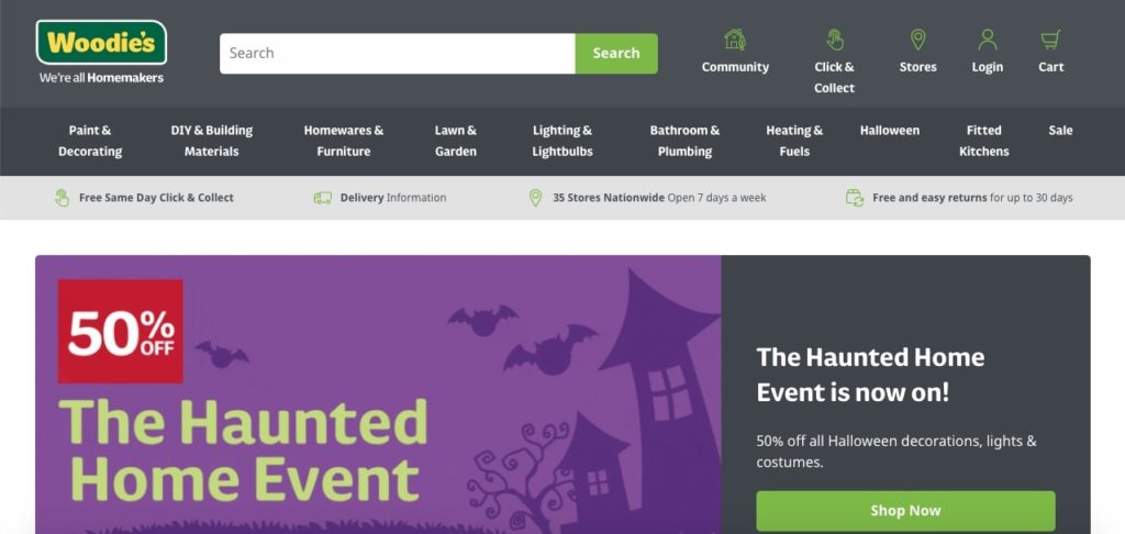 Woodie’s Homepage