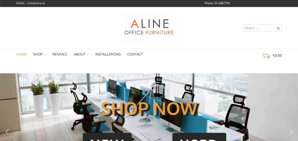 Aline Office Furniture's Homepage