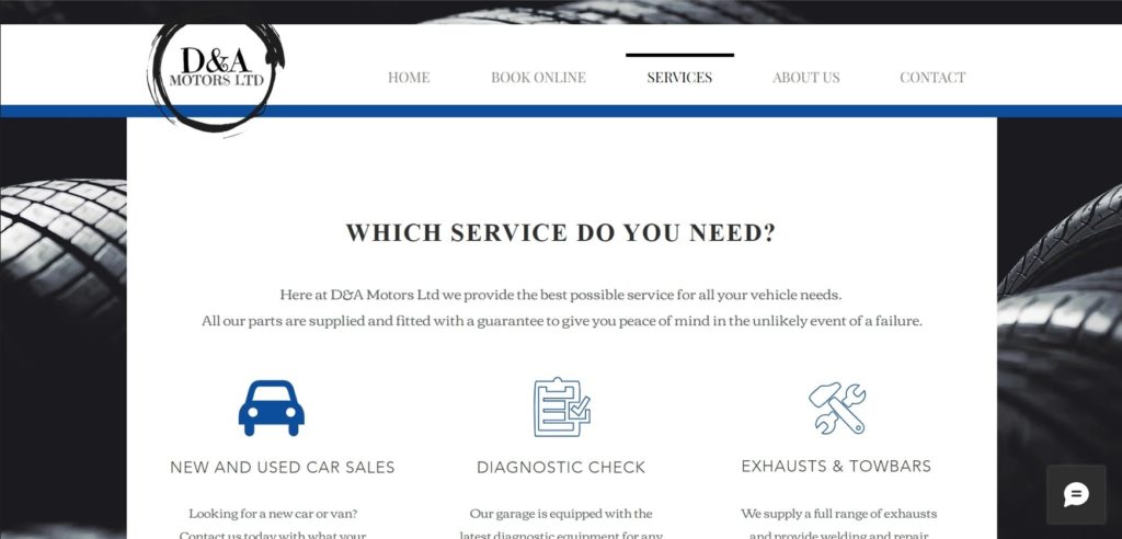 D&A Motors Ltd.'s Homepage